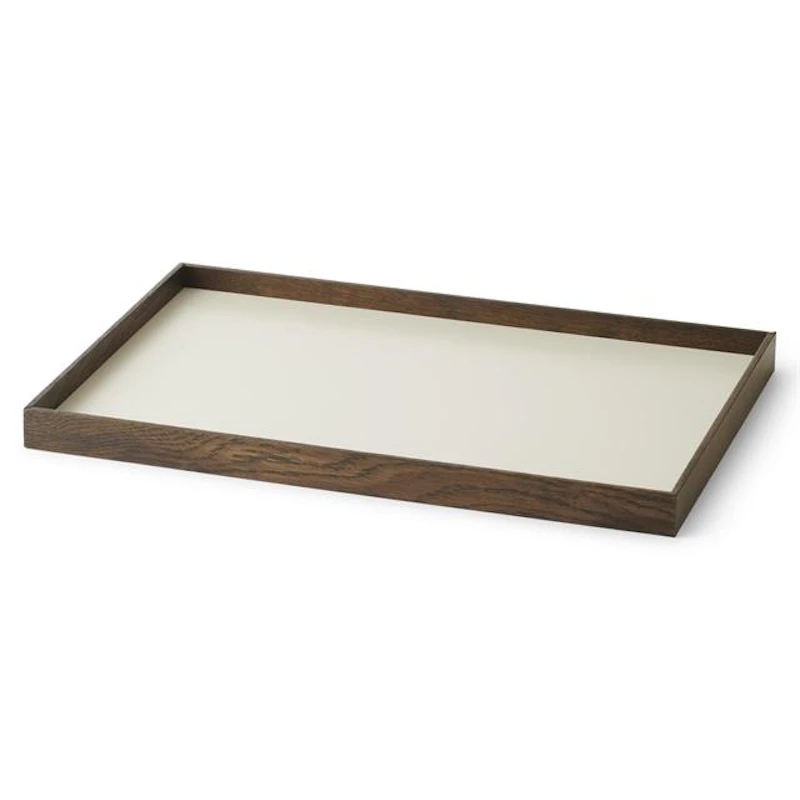 Frame Bricka Medium Rökt Ek/Beige