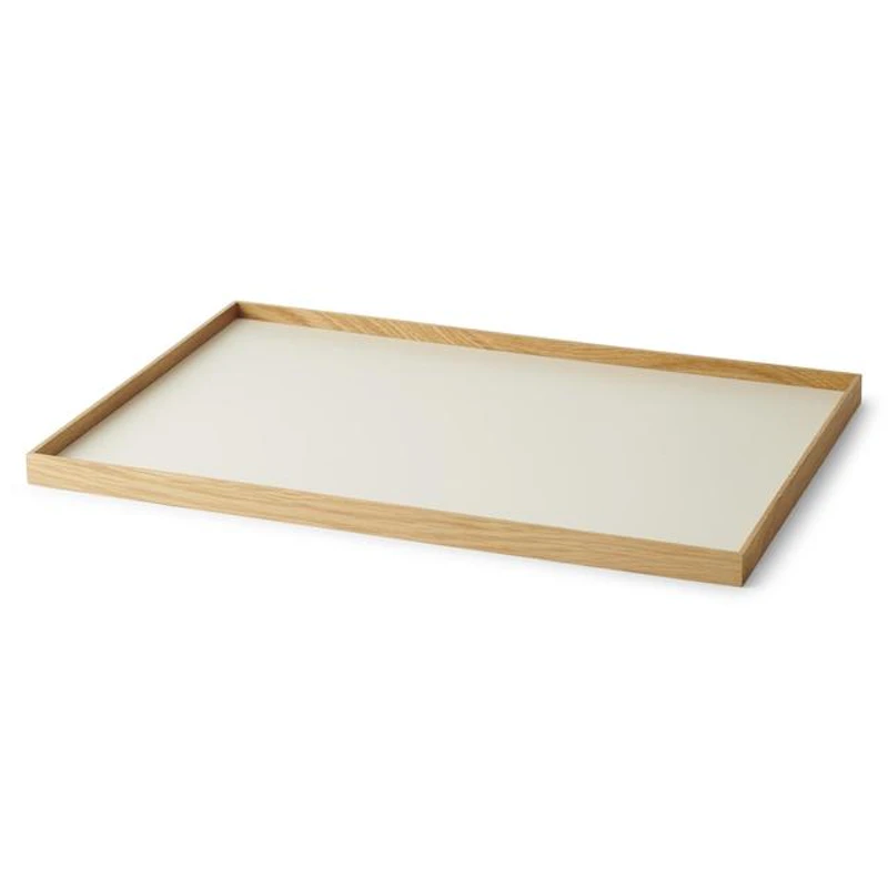 Frame Bricka Stor Ek/Beige
