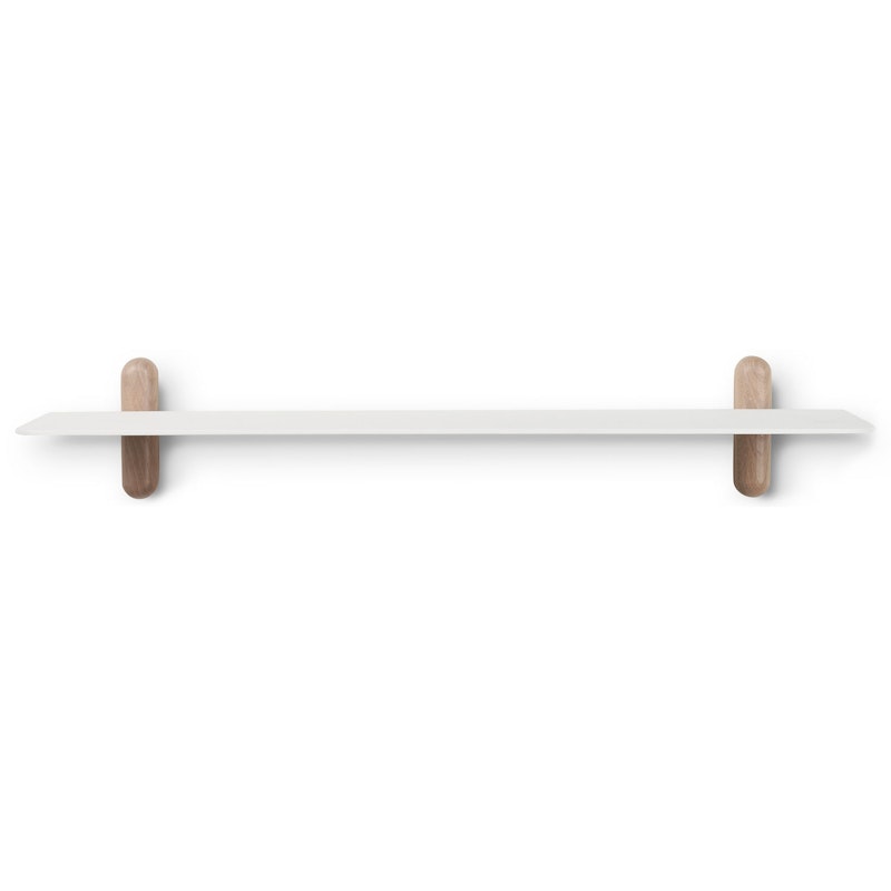 Nivo Vägghylla G, Ljus Ek / Vit