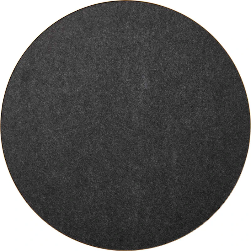 Retell Anslagstavla Rund Ø80 cm, Svart/Mässing