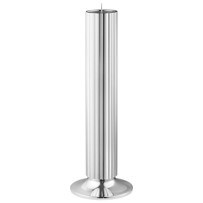 Bernadotte Ljusstake Rostfritt Stål, 40 cm