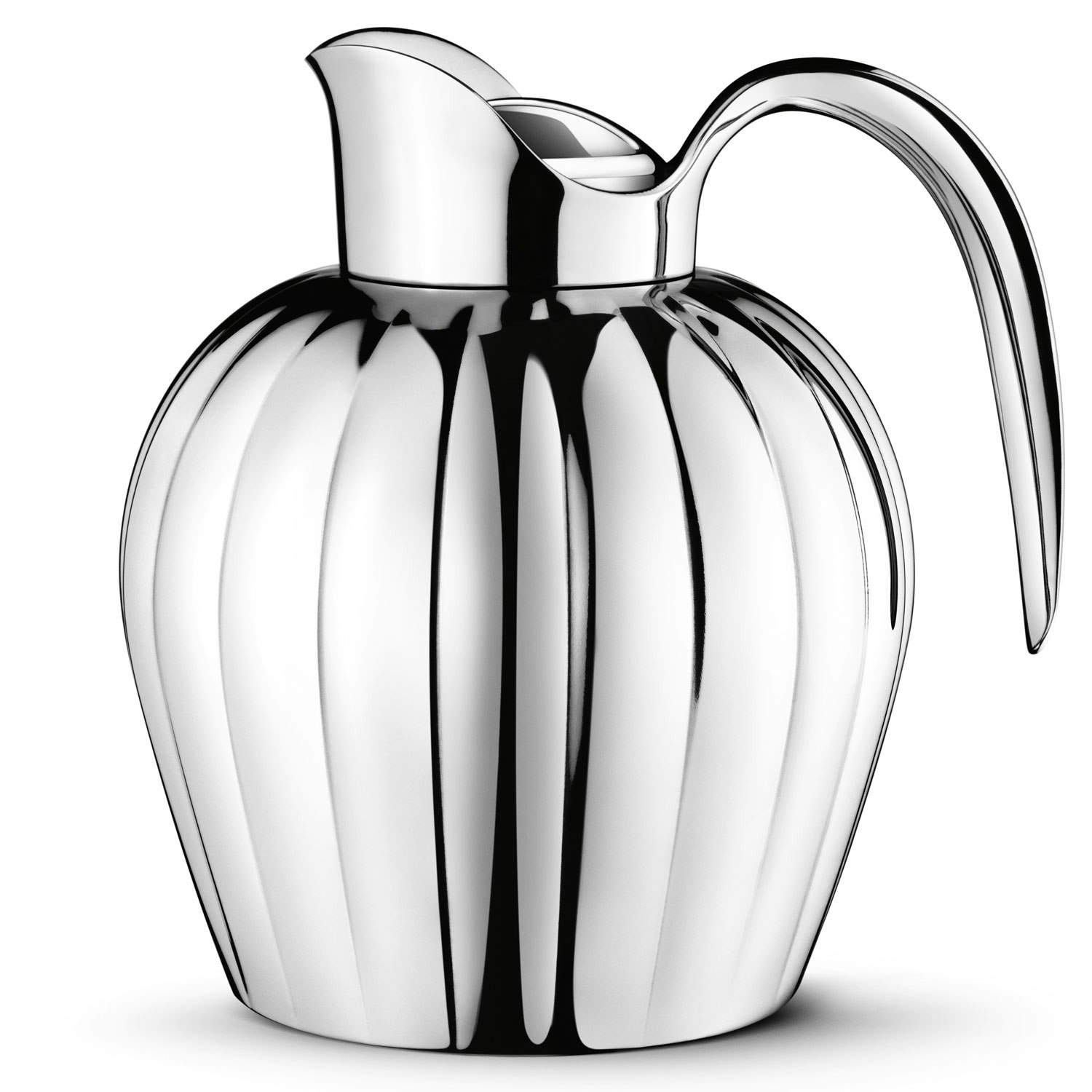 Georg Jensen Bernadotte Termoskanna Krompl&auml;terat 0,8 L - Termosar Rostfritt St&aring;l - 10019756