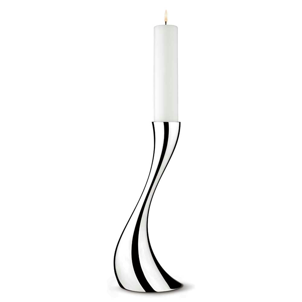 Georg Jensen Cobra Golvljusstake Small 40 Cm - Ljusstakar Rostfritt St&aring;l - 3586631