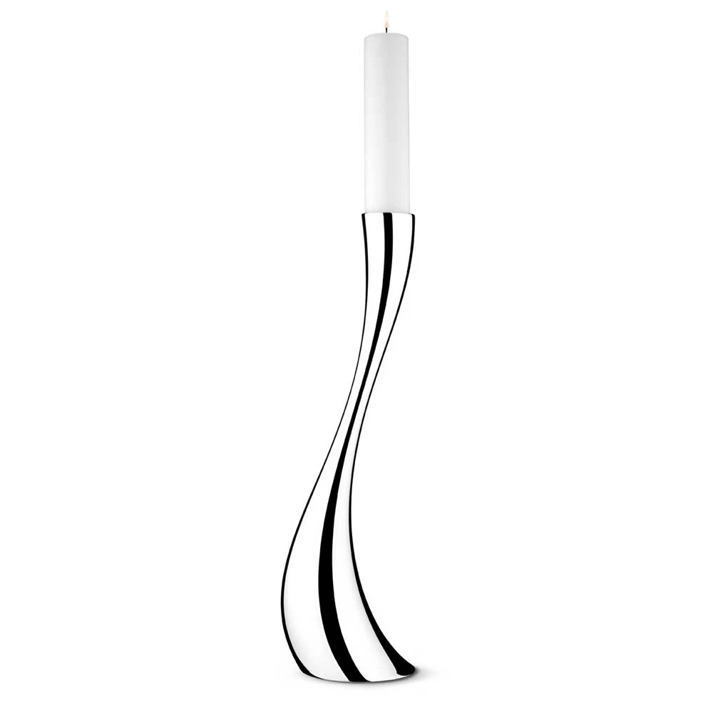 Georg Jensen Cobra Golvljusstake Large 60 Cm - Ljusstakar Rostfritt St&aring;l - 3586633