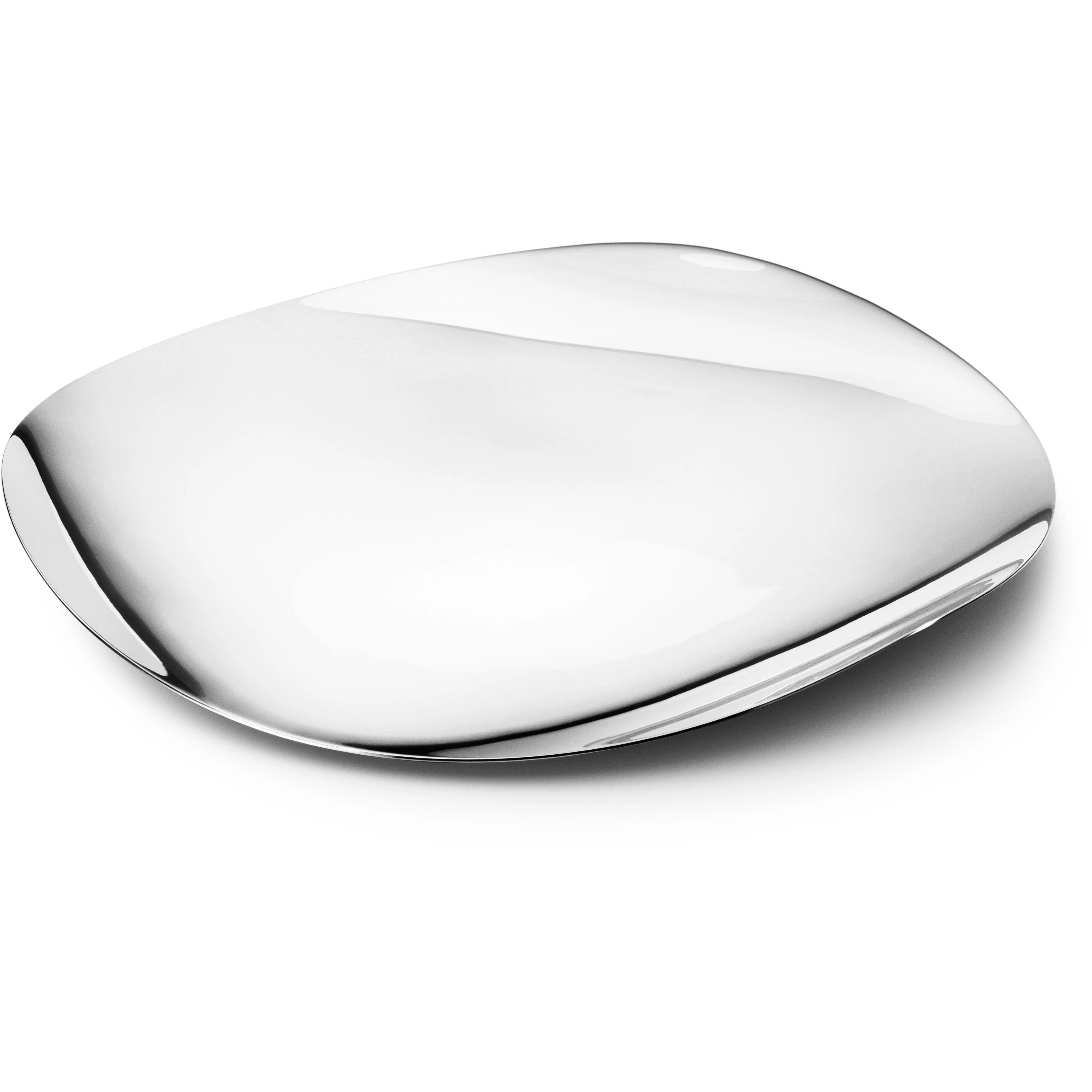 Georg Jensen Cobra Serveringstallrik 320 Mm - Uppl&auml;ggningsfat Rostfritt St&aring;l - 10019102
