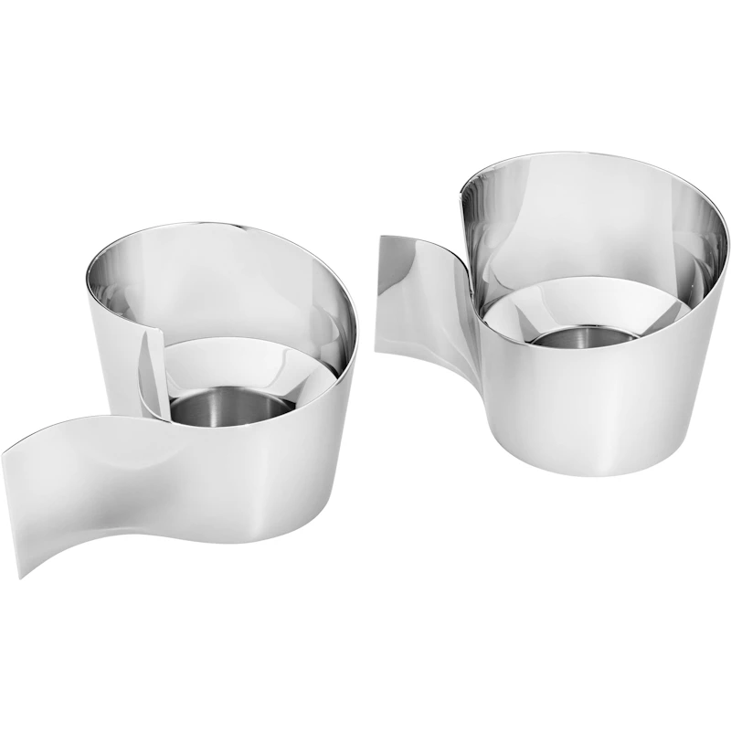 Fold Ljuslykta 2-pack, Rostfritt Stål