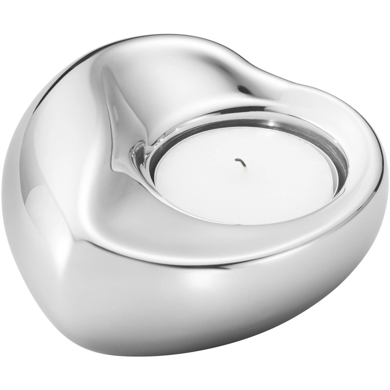 Georg Jensen Heart Ljuslykta - Ljusstakar Rostfritt St&aring;l - 10020324