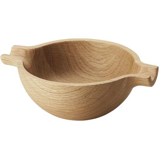 Georg Jensen Koppel Sk&aring;l Tr&auml; Liten - Serveringssk&aring;lar Ek Tr&auml; - 10020995