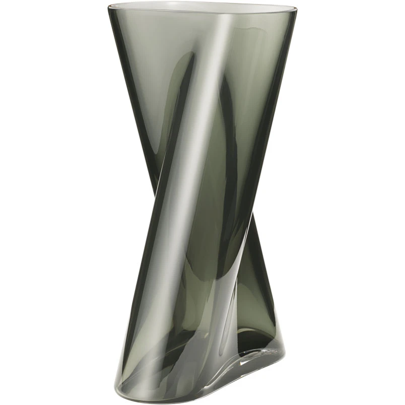 Georg Jensen Lituus vas Gr&aring; Stor - Vaser Glas Gr&aring; - 10021000