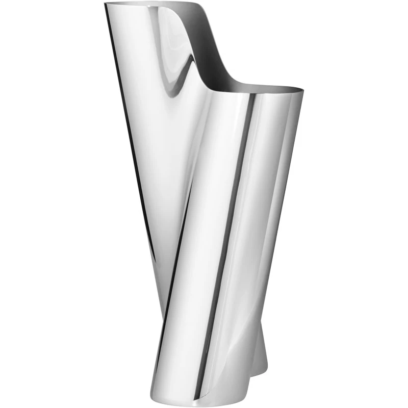 Georg Jensen Lituus Vas Liten Blank - Vaser Rostfritt St&aring;l Blank - 10020944