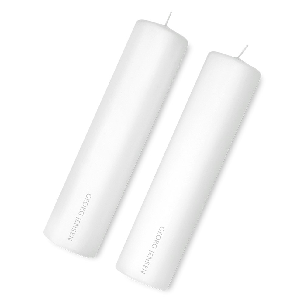 Georg Jensen Ljus Till Cobra Ljusstake 2-pack - Tillbeh&ouml;r ljusstakar & ljuslyktor Paraffin Vit - 3586472