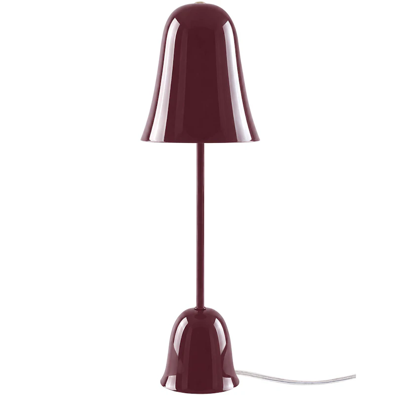Blåklockan 16 Bordslampa, Vinröd