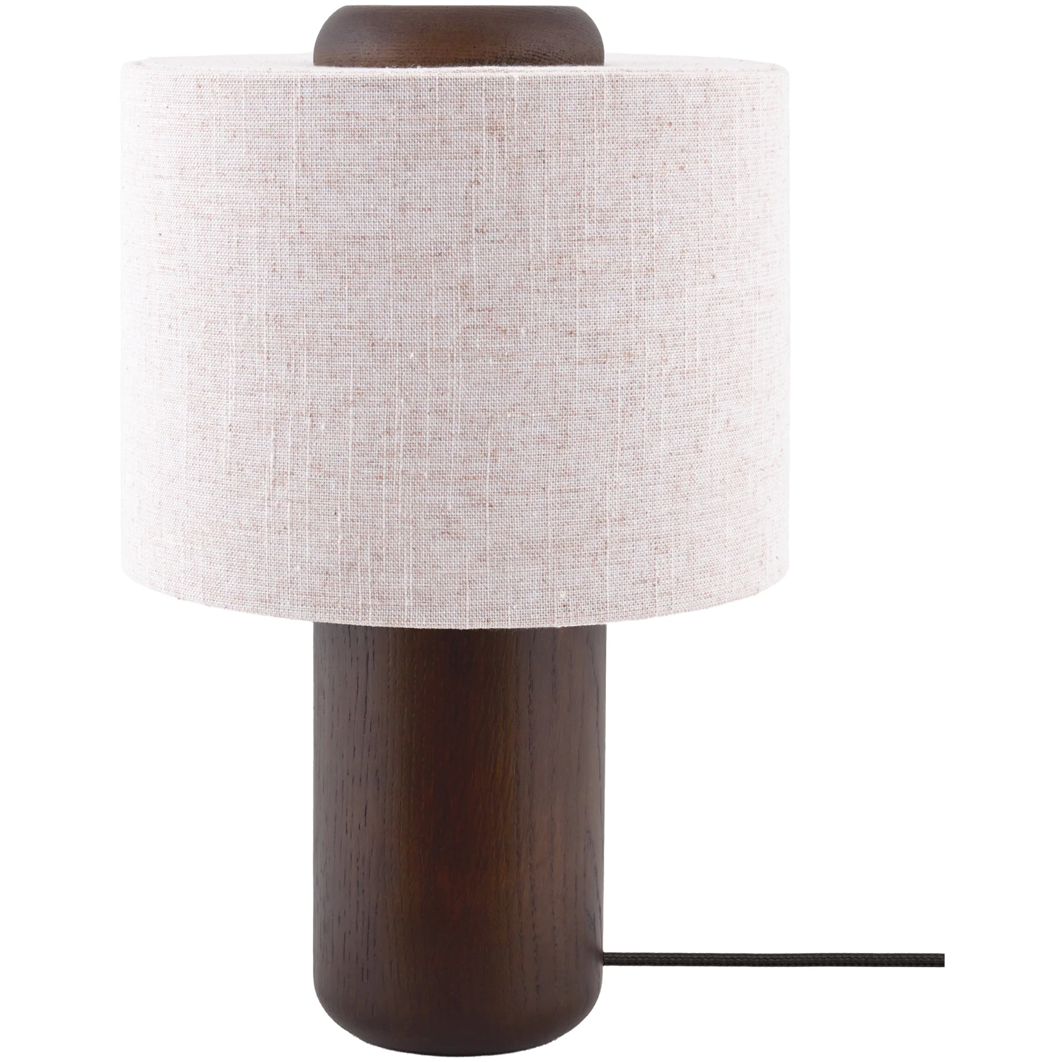 Globen Lighting Bosco Bordslampa M&ouml;rkbetsad / Beige - Bordslampor Ek Beige - 126206