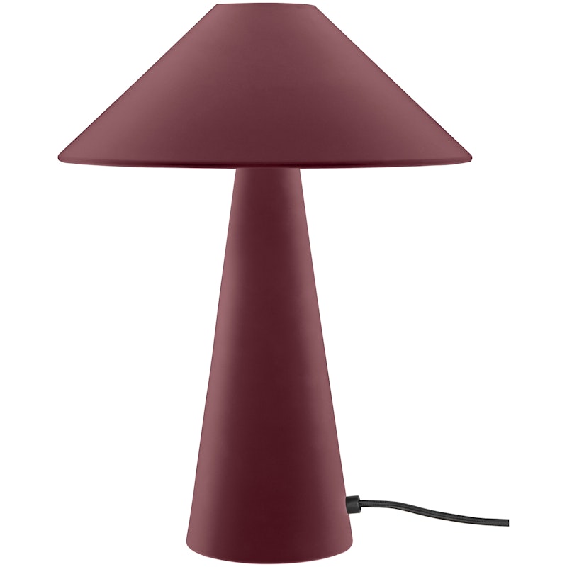 Cannes Bordslampa, Vinröd