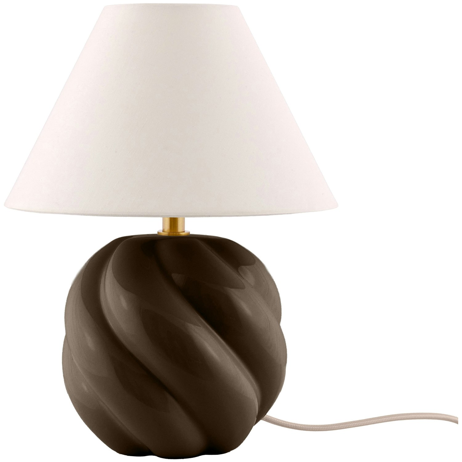 Globen Lighting Dahlia 24 Bordslampa Mocha - Bordslampor Keramik Mocka - 616406