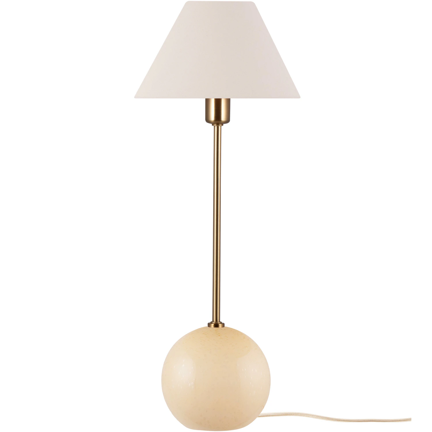 Globen Lighting Iris 20 Bordslampa Cream - Bordslampor Glas Cream - 614602