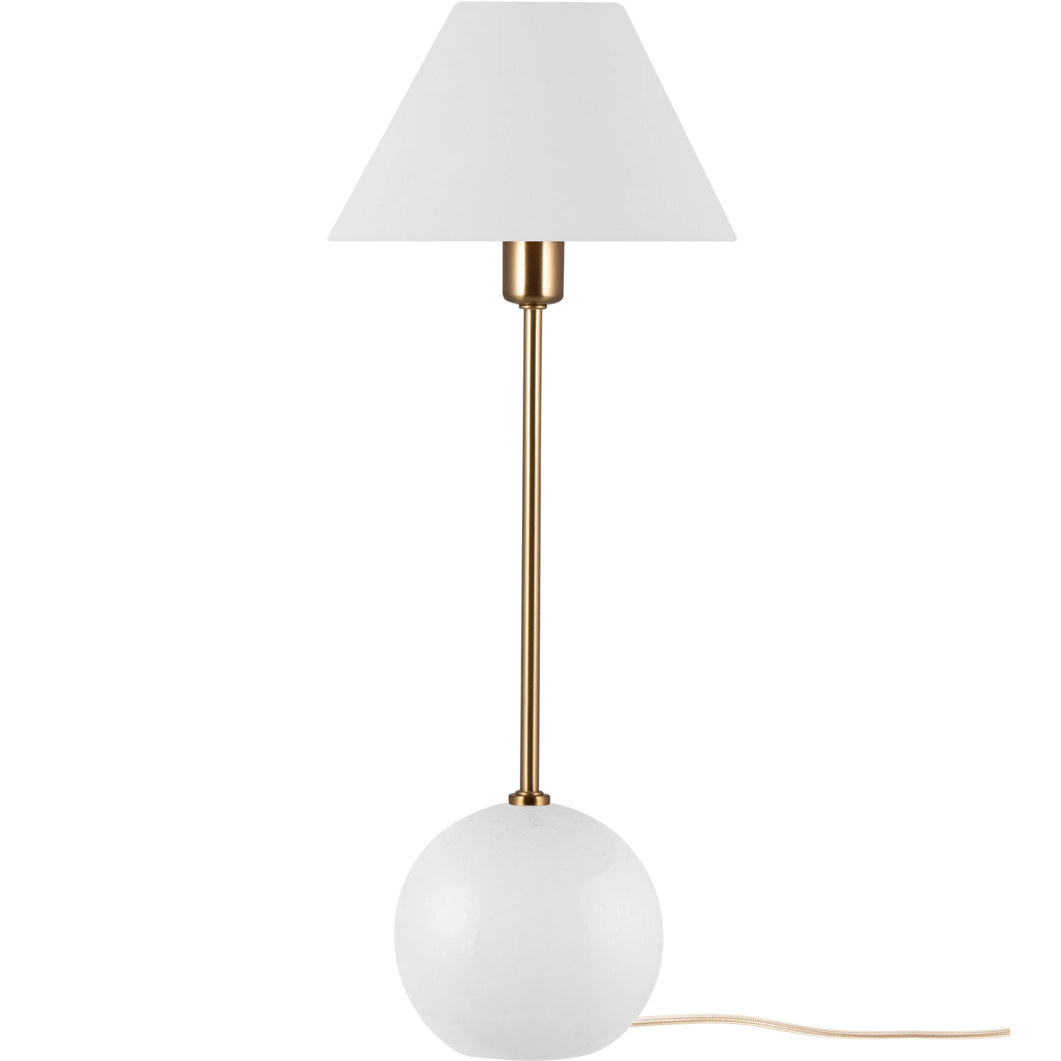 Globen Lighting Iris 20 Bordslampa Vit - Bordslampor Glas Vit - 614608