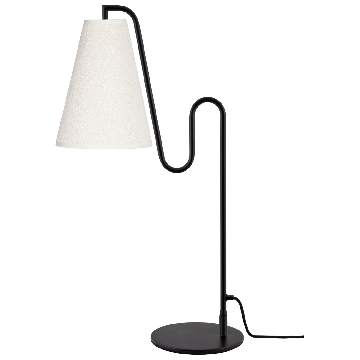 Globen Lighting Lou Bordslampa Svart / Vit - Bordslampor Bouclé Svart - 723511