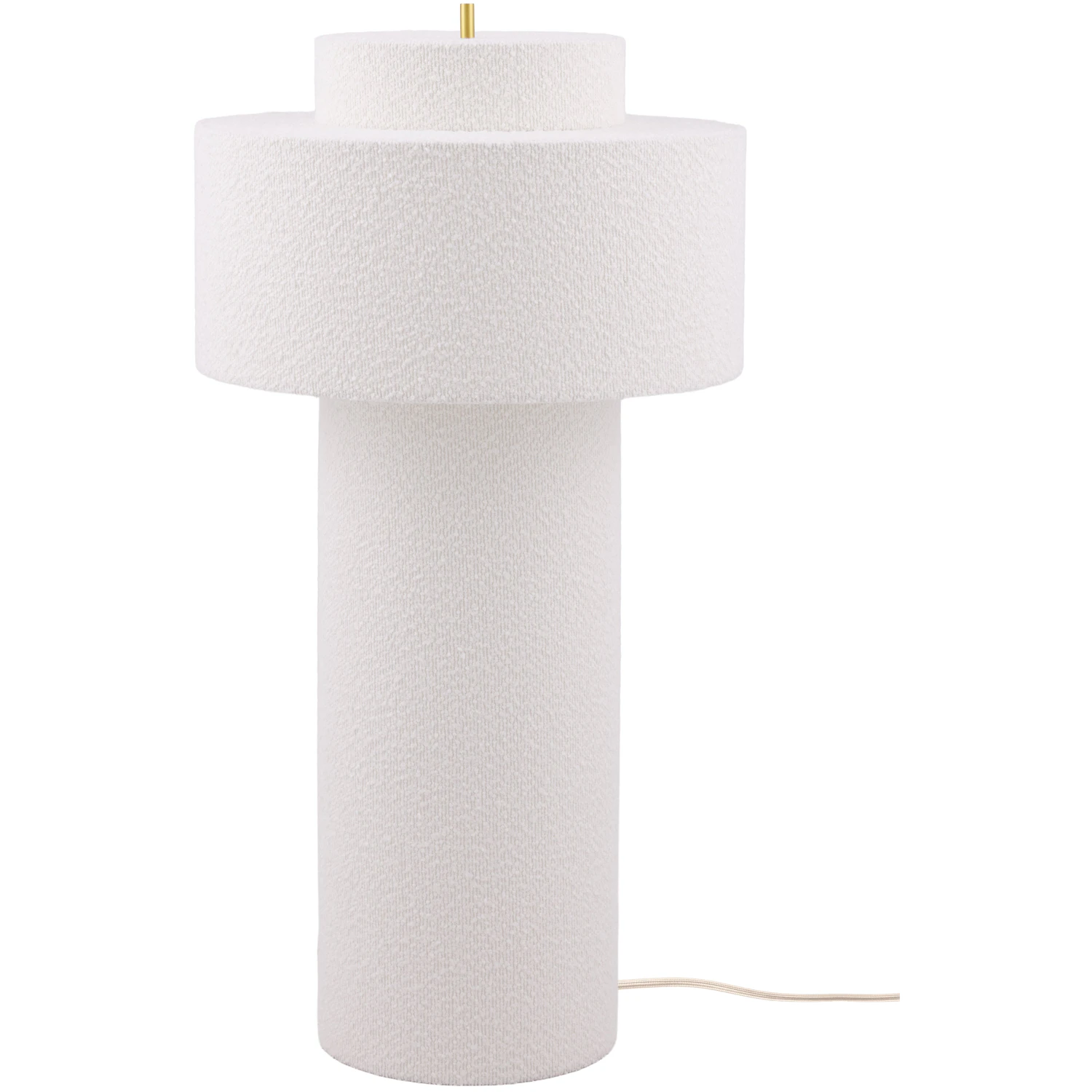 Globen Lighting Noah Golvlampa Vit - Golvlampor Boucl&eacute; Vit - 706308
