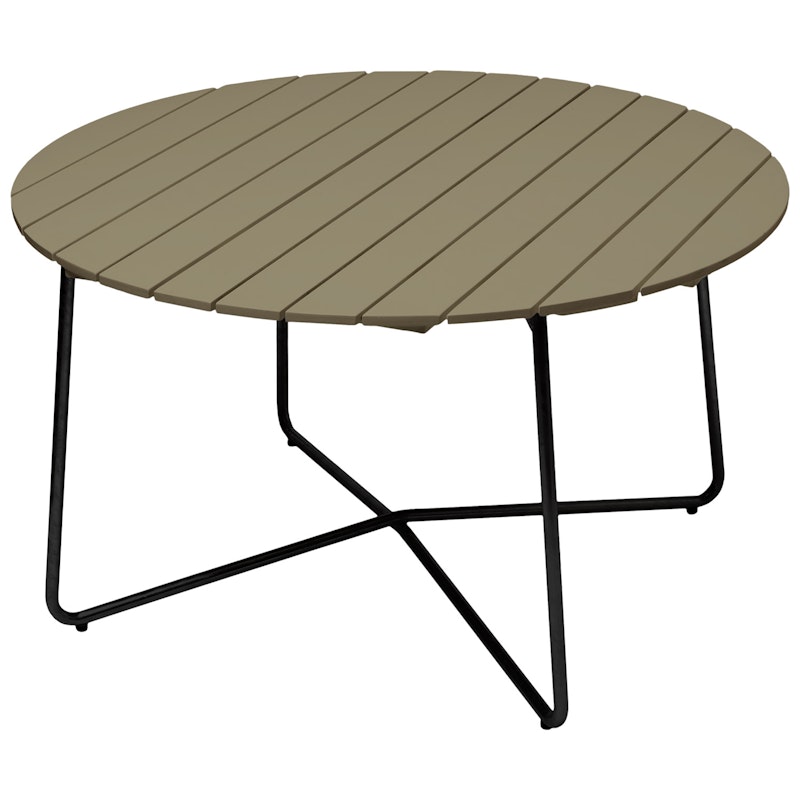 9A Bord Ø120 cm, Ljusgrön / Svart