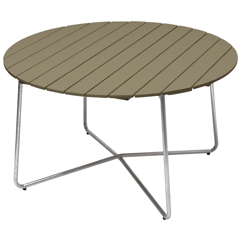 9A Bord Ø100 cm, Ljusgrön / Varmförzinkat Stål