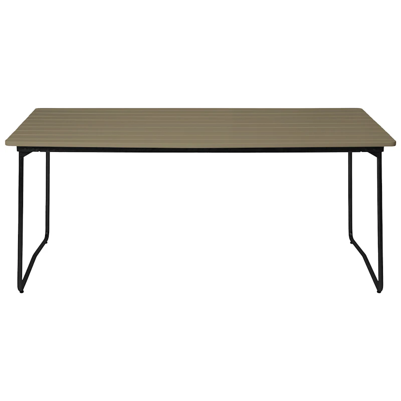 B31 Bord 92x170 cm, Ljusgrön / Svart