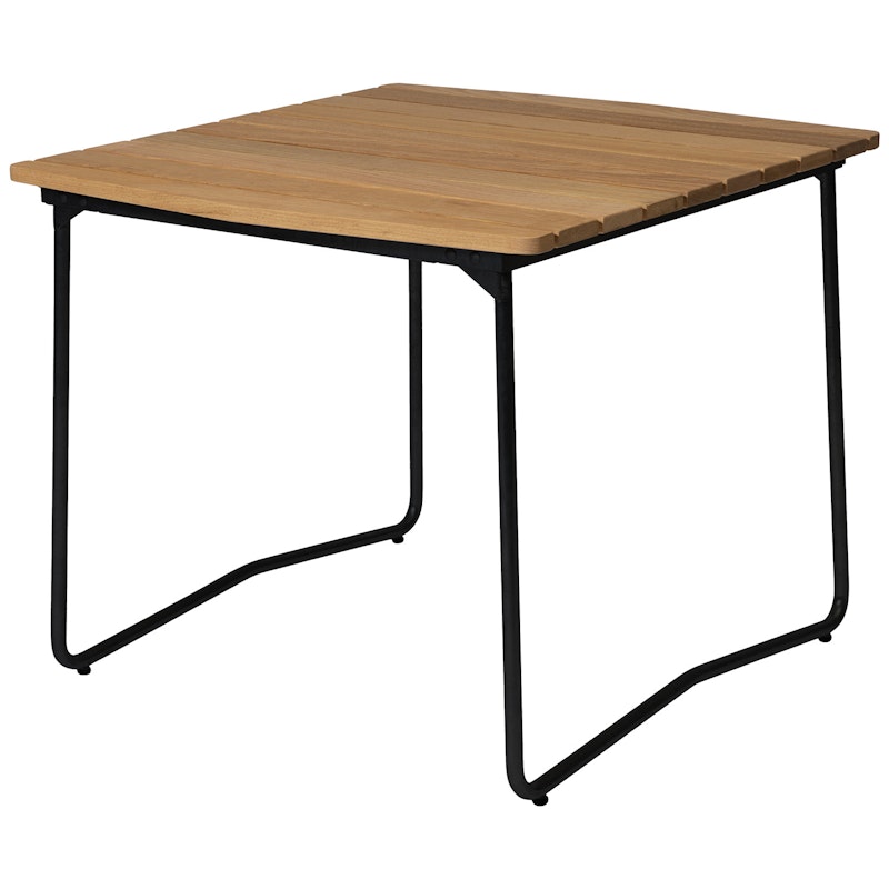 B31 Bord 84x92 cm, Oljad Ek / Svart