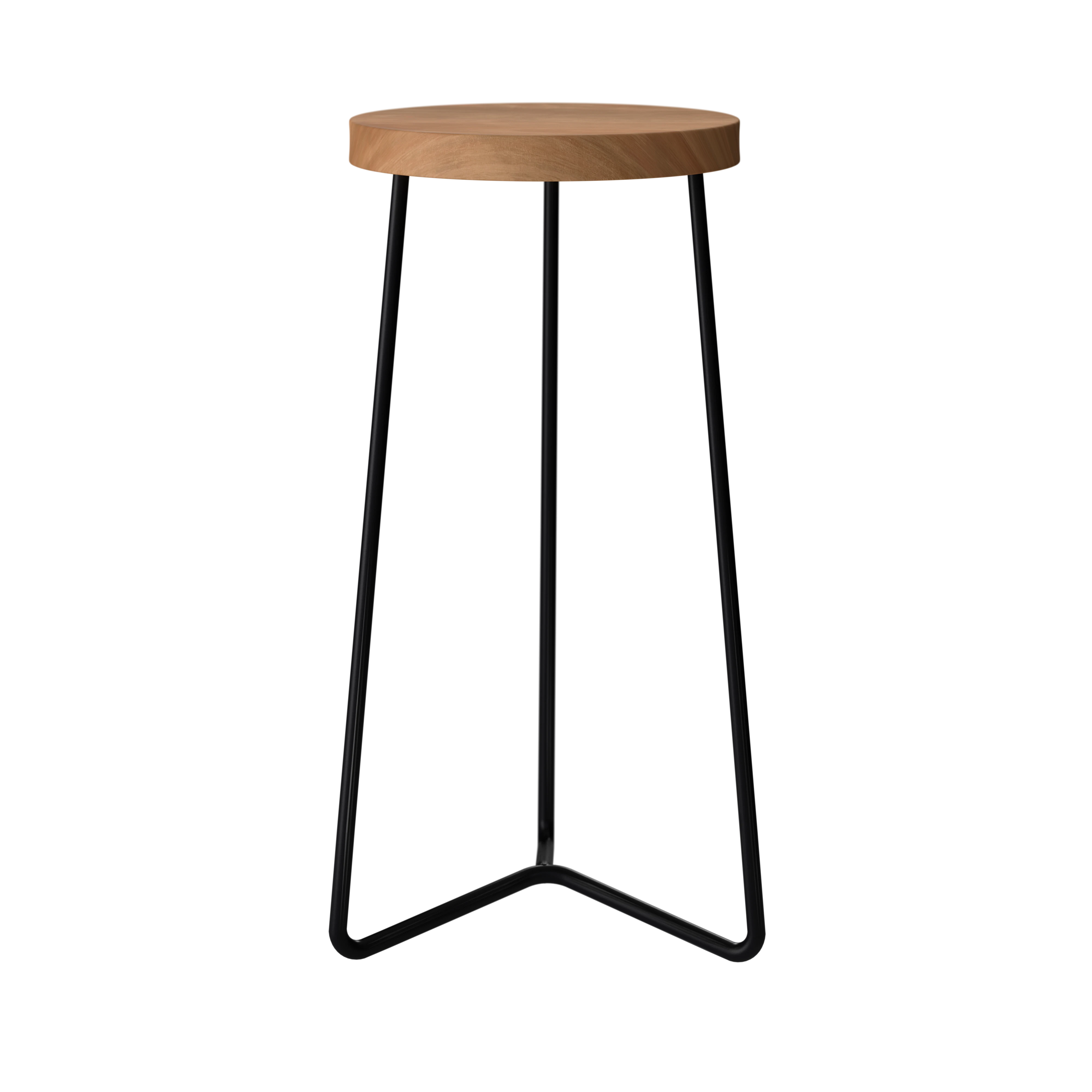 Grythyttan St&aring;lm&ouml;bler Pall V1 / Svart - Barstolar & Pallar Teak Svart - 1042613