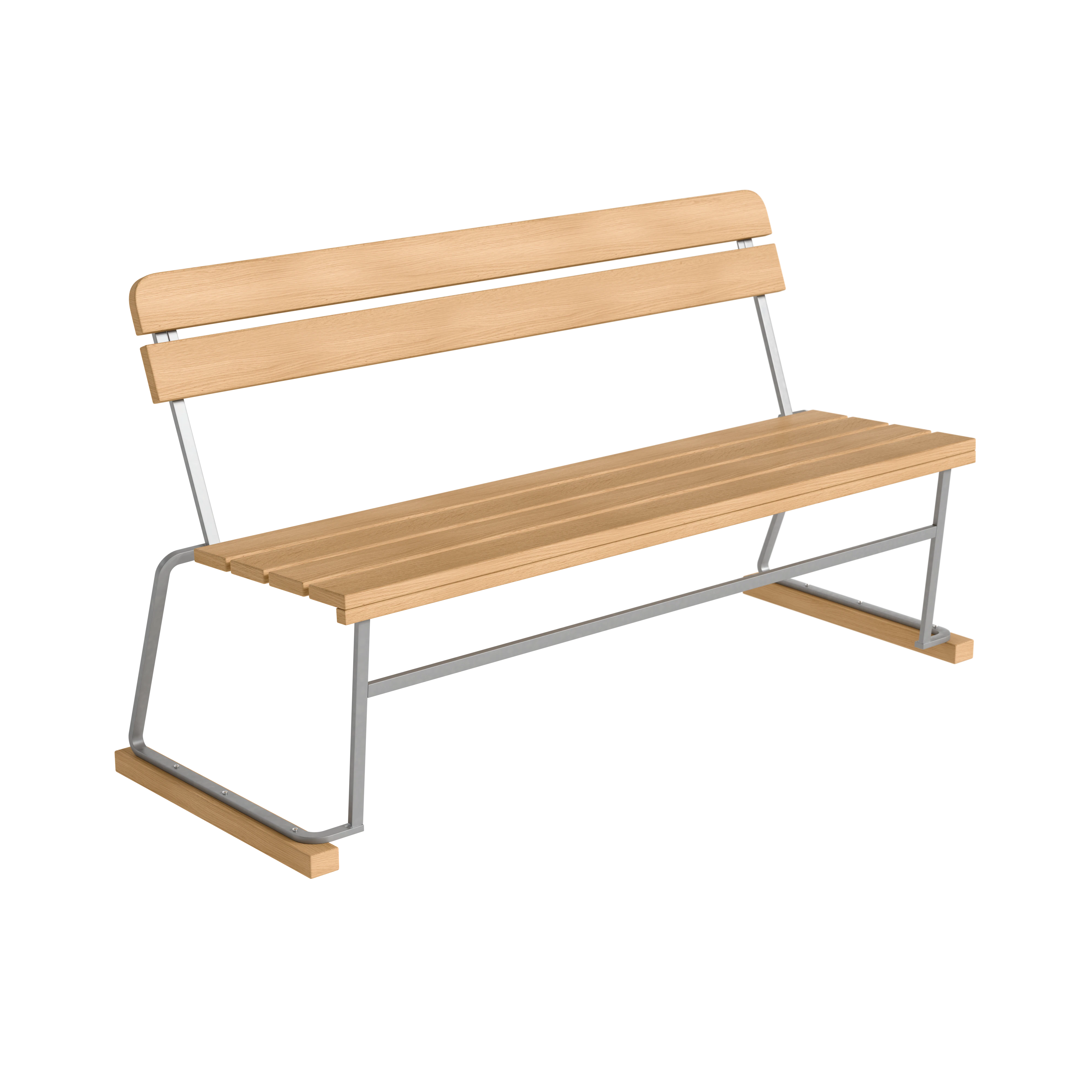Grythyttan St&aring;lm&ouml;bler Soffa 3 140 Cm Oljad / Varmf&ouml;rzinkat St&aring;l - B&auml;nkar Ek Oljad Ek - 1032678