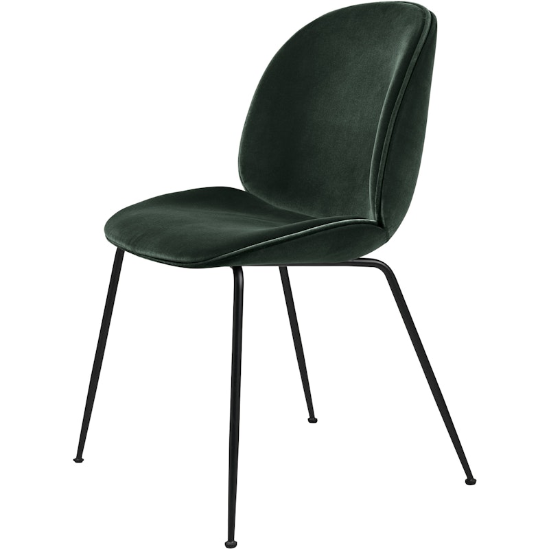 Beetle Stol Klädd Black Base / Dandy, Emerald Green