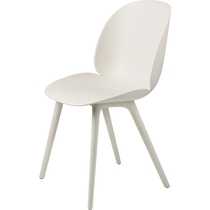 Beetle Stol Oklädd Plast White Base, Alabaster White