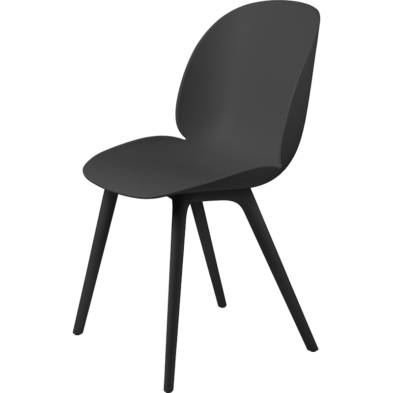 Beetle Stol Oklädd Plast Black Base, Black