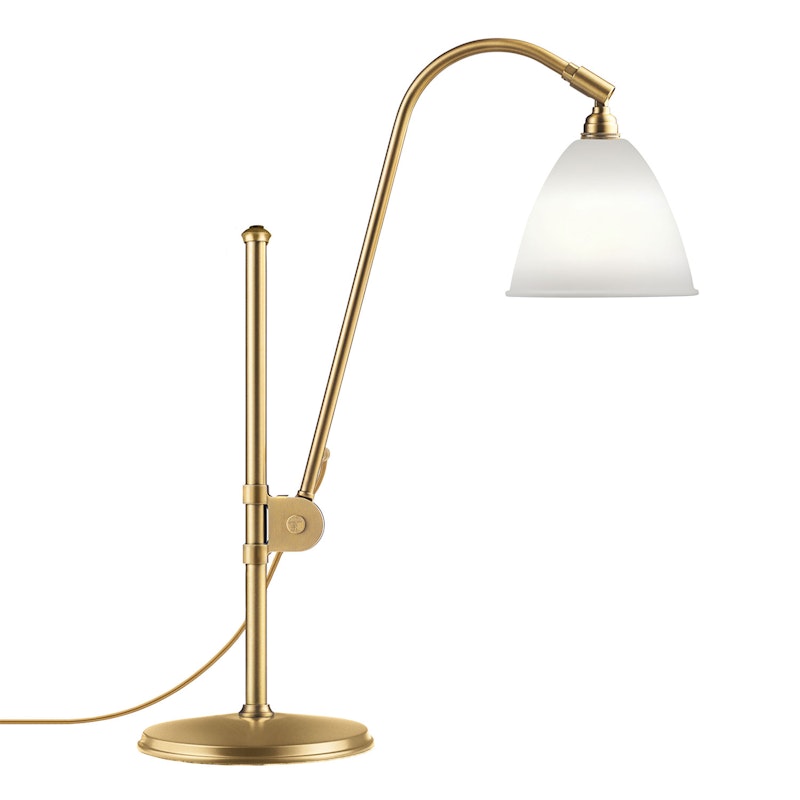Bestlite BL1 Bordslampa, Mässing/Benporslin