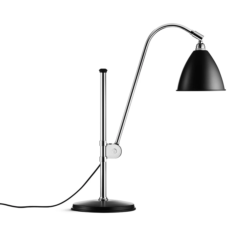 Gubi Bestlite Bl1 Bordslampa Krom/svart - Bordslampor Stål Svart - 10009969