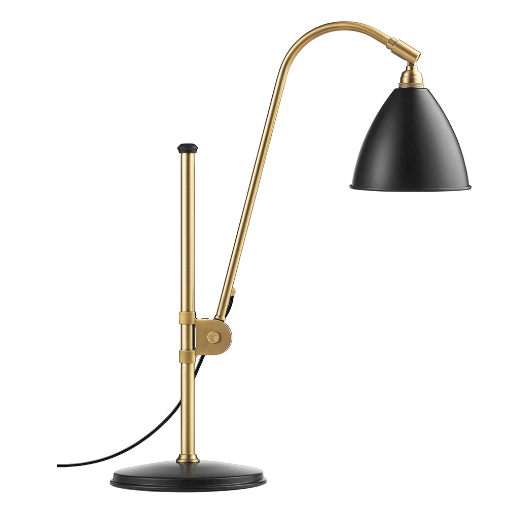 Gubi Bestlite Bl1 Bordslampa Mässing/svart - Bordslampor Stål Svart - 10009951