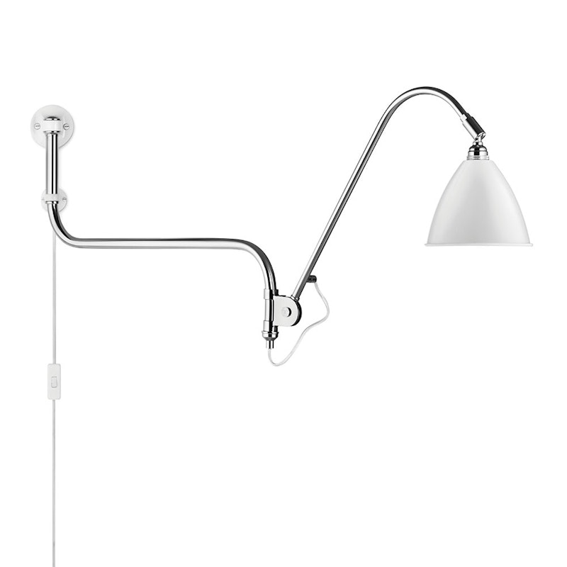 Bestlite BL10 Vägglampa, Krom/Vit