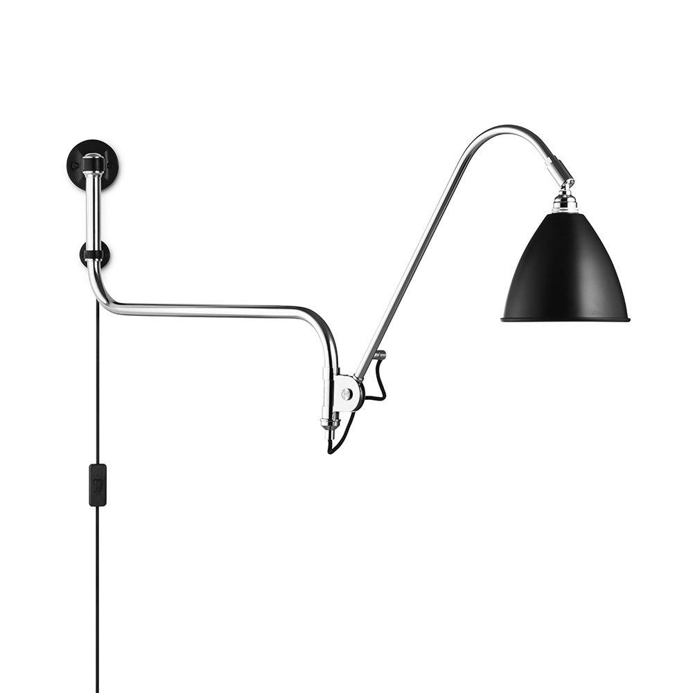 Gubi Bestlite Bl10 Vägglampa Krom/svart - Vägglampor Svart - 10009928