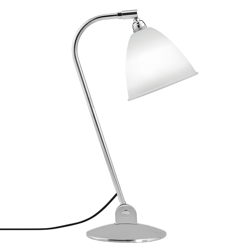 Bestlite BL2 Bordslampa, Krom/Benporslin