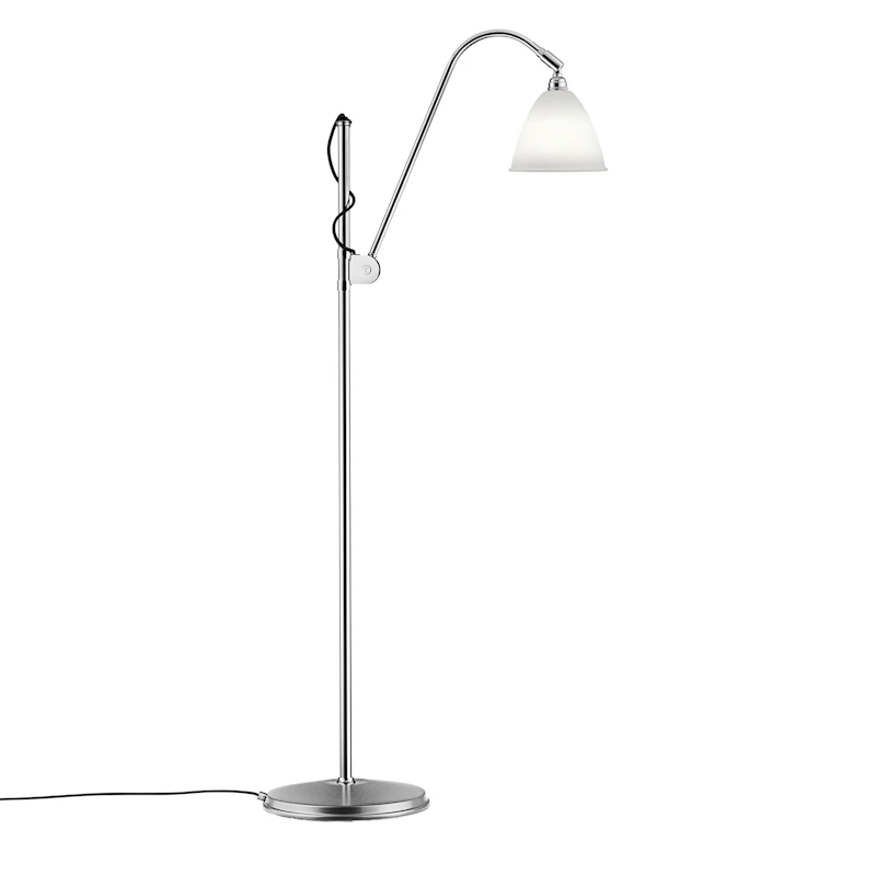 Bestlite BL3 S Golvlampa, Krom/Benporslin