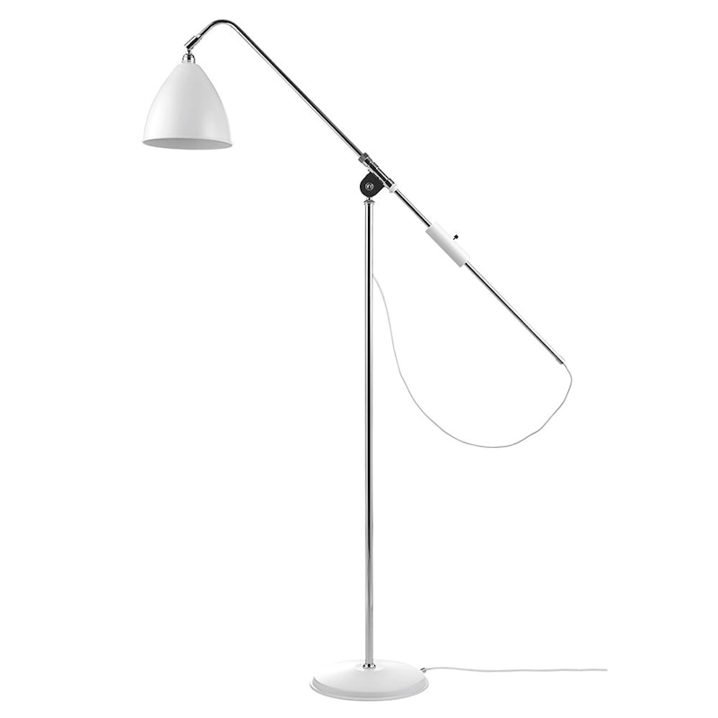 Bestlite BL4 M Golvlampa, Krom/Vit