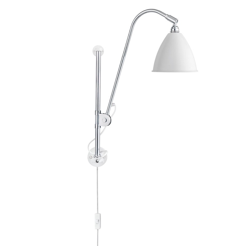 Bestlite BL5 Vägglampa, Krom/Vit