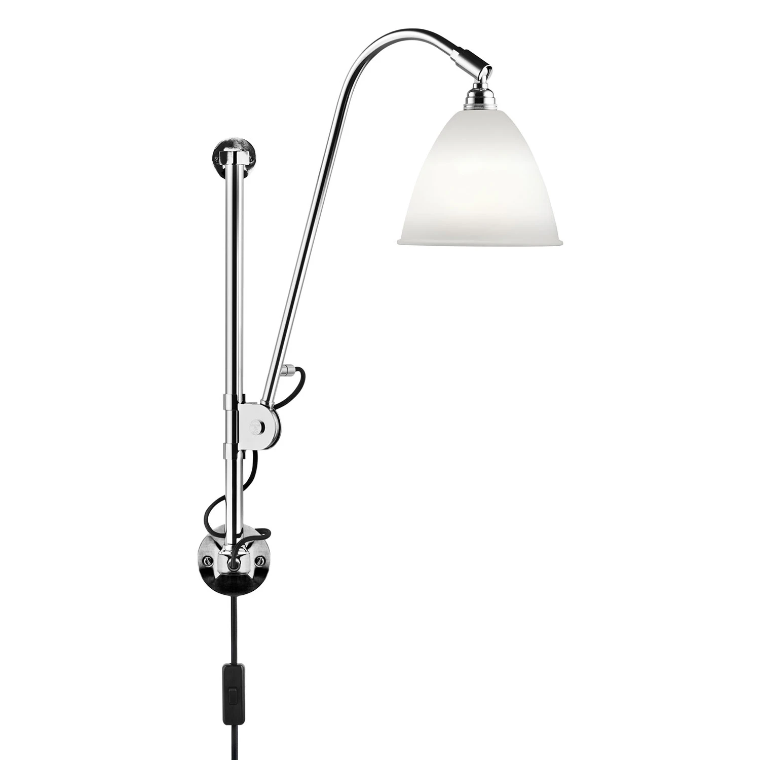 Gubi Bestlite Bl5 V&auml;gglampa Krom/benporslin - V&auml;gglampor St&aring;l Krom - 10010151