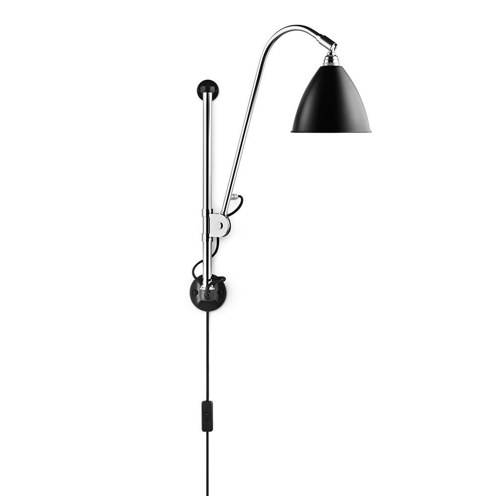 Gubi Bestlite Bl5 Vägglampa Krom/svart - Vägglampor Stål Svart - 10010155