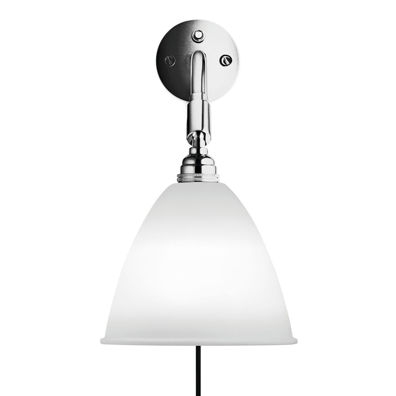 Bestlite BL7 Vägglampa, Krom / Benporslin