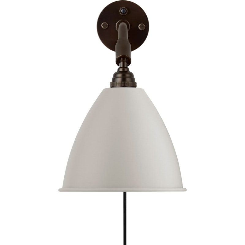 Bestlite BL7 Vägglampa, Svart Mässing / Classic white