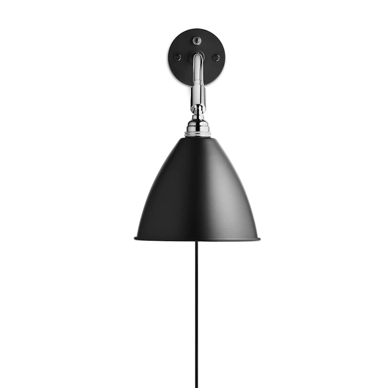 Bestlite BL7 Vägglampa, Krom / Svart