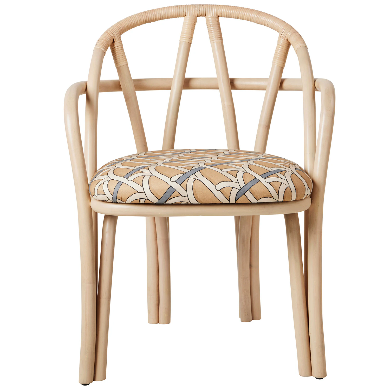 Gubi Bistra Matsalsstol Natur / Reales Pattern 002 - Stolar Rotting Natural - 10141582