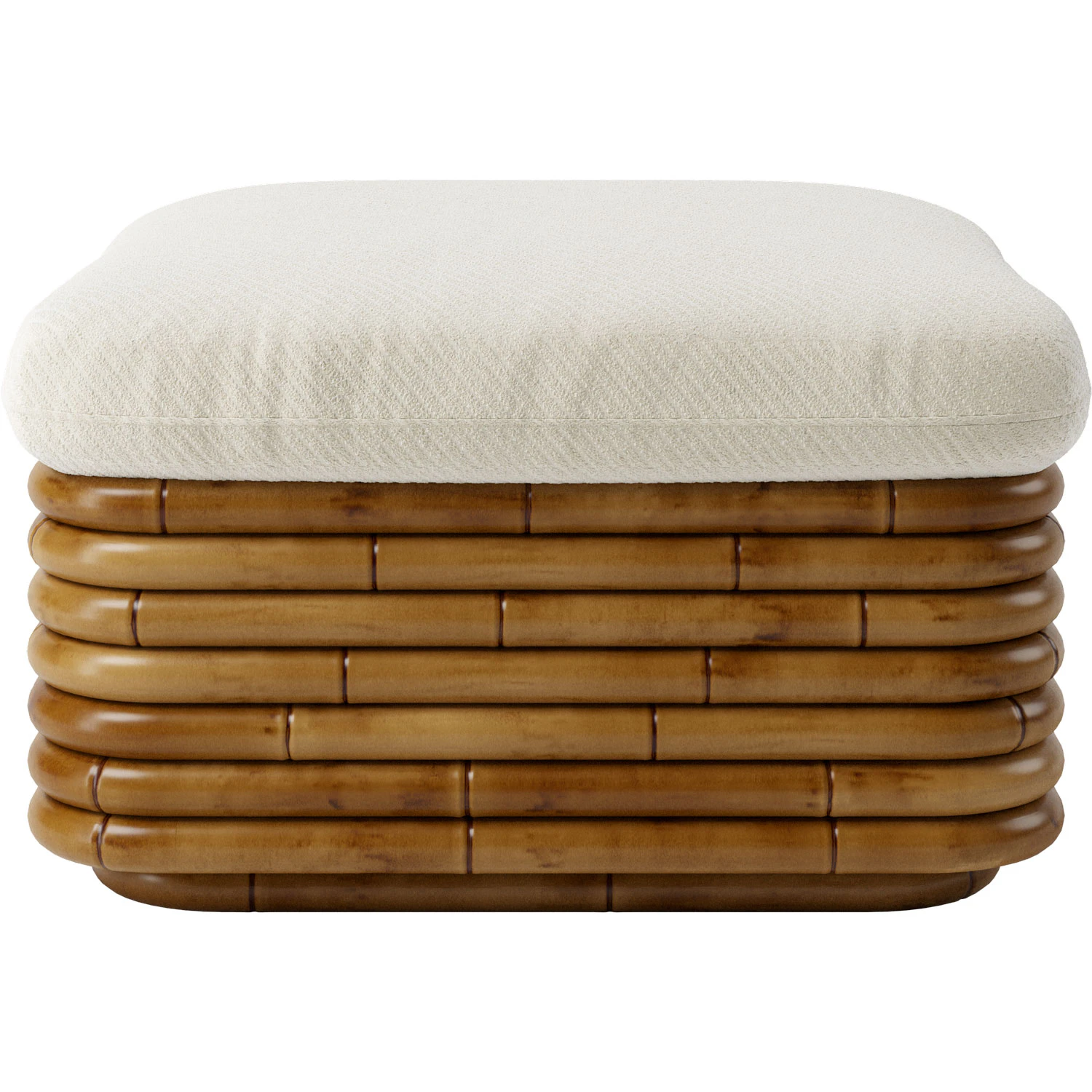 Gubi Bohemian 72 Ottoman Dedar Lupo Boucl&eacute; 007 - Fotpallar Polyester Dedar Lupo Boucl&eacute; 007 - 10105751