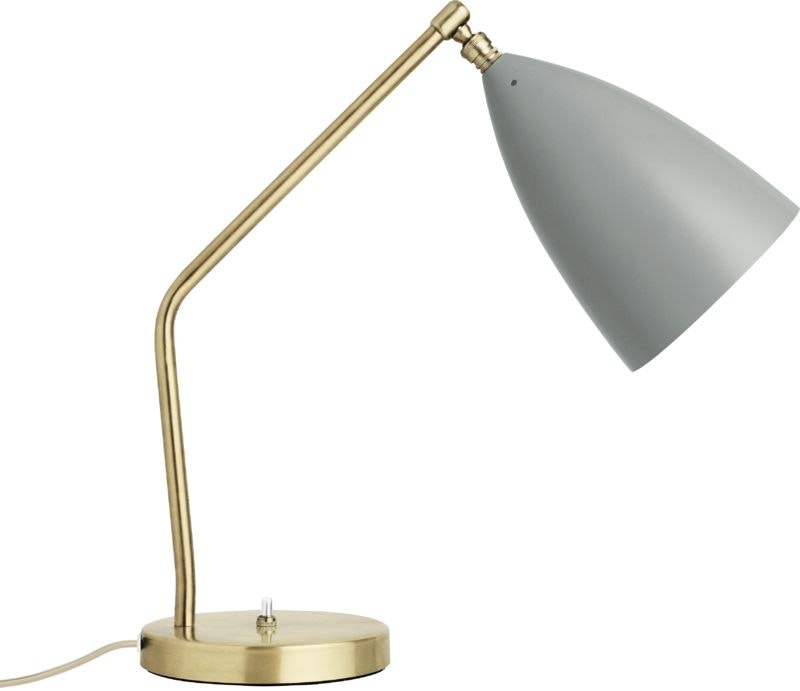 Gräshoppa Bordslampa, Blågrå