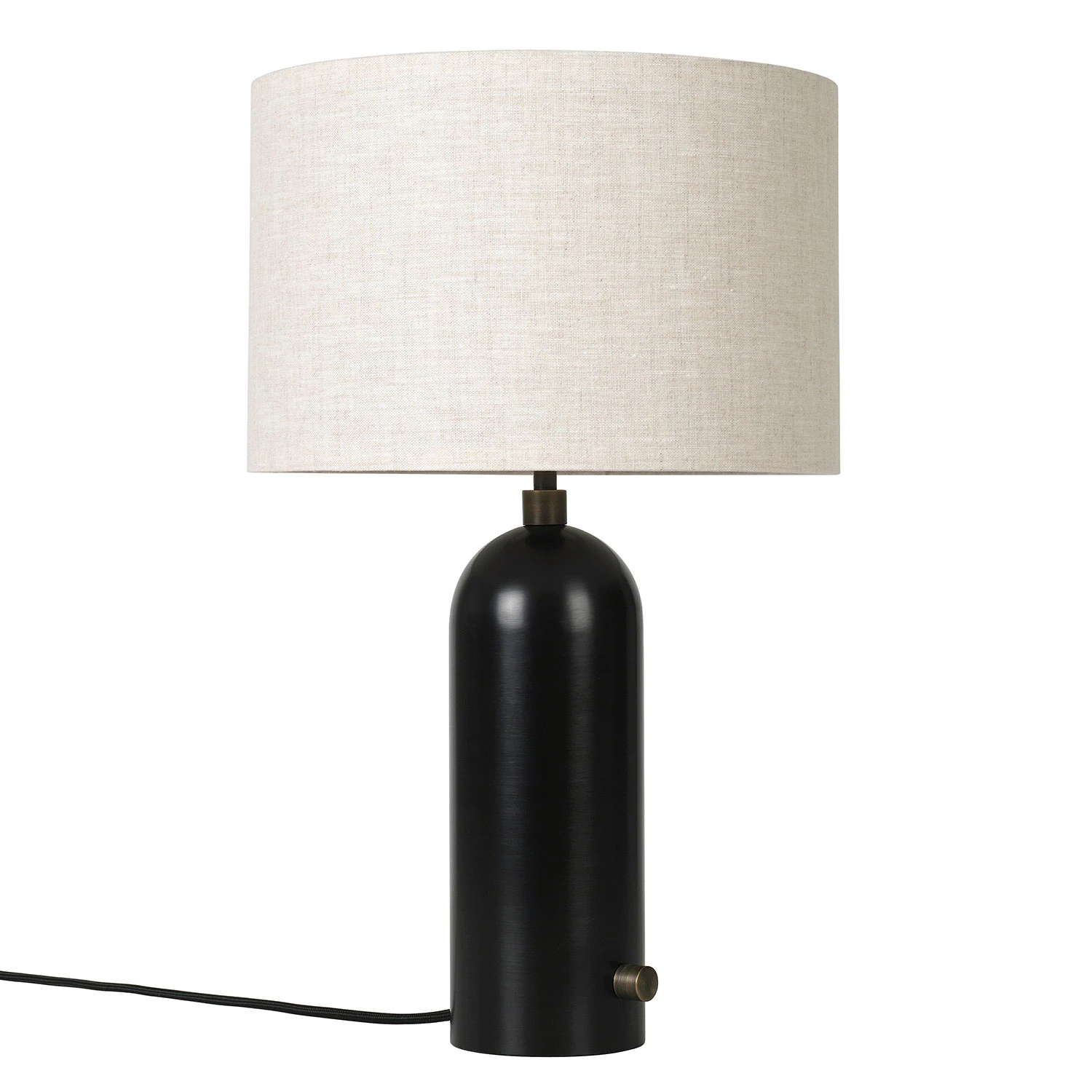 Gubi Gravity Bordslampa Liten Svart / Canvas - Bordslampor Stål Svart - 10012333